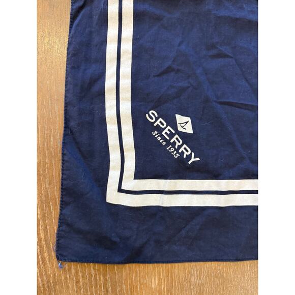 SPERRY since 1935 Navy Scarf Neck Tie Bandana - Picture 2 of 7